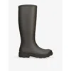 Hunter Womens Brown Downpour Rubber Wellington Boots Eur 39 / 6 Uk In Brown