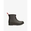 Hunter Womens Original Insulated Rubber Wellington Boots Dark Brow In Dark Brown