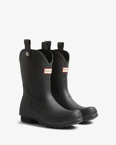 Hunter Womens Original Cowboy Boot Wellies In Black