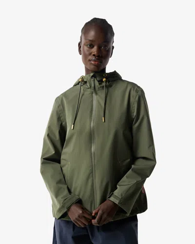Hunter Womens Original Lightweight Waterproof Jacket In Green