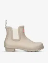 Hunter Original Chelsea Boots In Bone