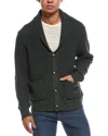 Hunter Wool-blend Cardigan Sweater In Gray