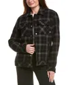 Hunter Wool-blend Overshirt Jacket In Brown