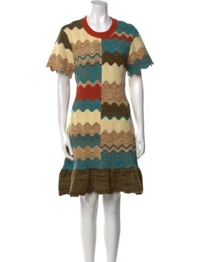 Pre-owned Hunter Wool Knee-length Dress In Multi