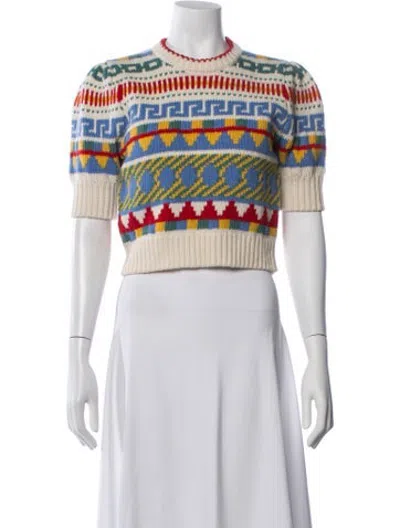 Pre-owned Hunter Wool Patterned Sweater In Multicolor