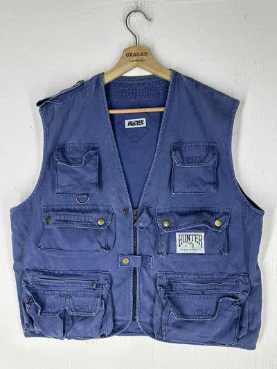 Pre-owned Hunter X If Six Was Nine Vintage Vest Hunter The Great Western Style Design Of Usa In Blue