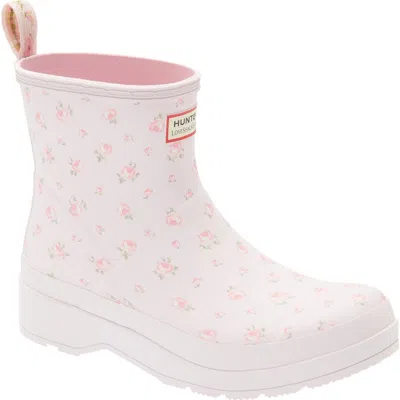 Hunter X Loveshackfancy Original Play Waterproof Boot In Pink