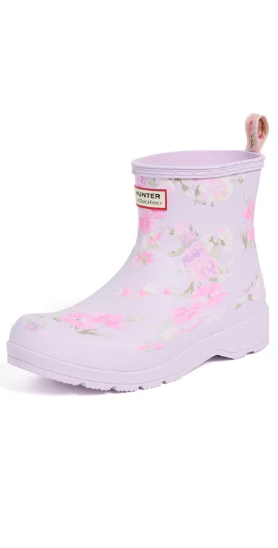Hunter X Loveshackfancy Play Short Rain Boots Light Purple 530