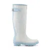 Hunter X Loveshackfancy Original Tall Back Adjustable Boots Light Blue 450 In Multi