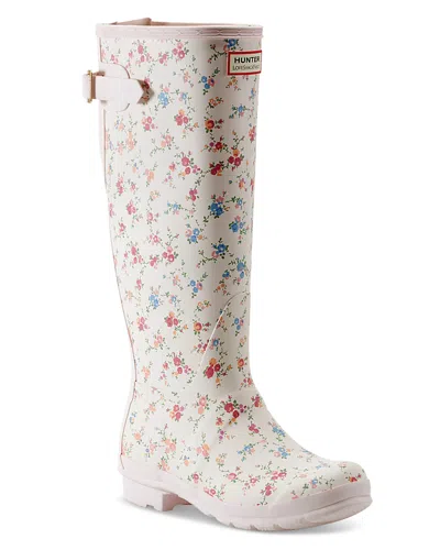 Hunter X Loveshackfancy Women's Original Tall Rain Boots In Ivory
