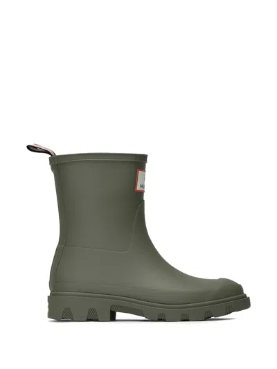 Hunter X Maison Kitsuné Downpour Boots In Green