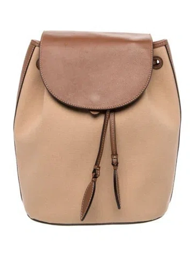 Pre-owned Hunting Season Canvas Backpack In Neutrals