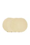 Hunting Season Iraca Bicolor Placemat Set Of 4 In Neutral