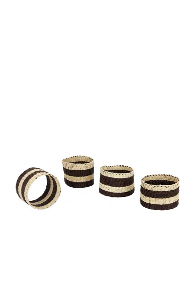 Hunting Season Iraca Napkin Rings In Multi