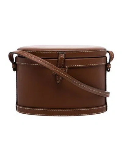 Pre-owned Hunting Season Leather Crossbody Bag In Brown