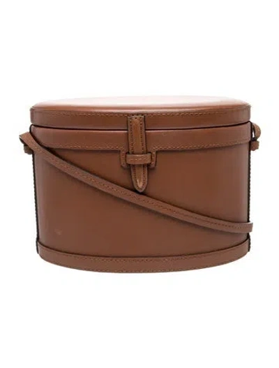 Pre-owned Hunting Season Leather Crossbody Bag In Brown