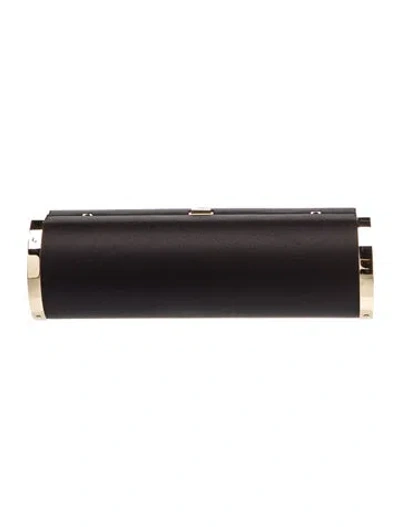 Pre-owned Hunting Season Leather Evening Bag In Black