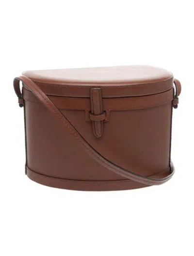 Pre-owned Hunting Season Leather Shoulder Bag In Brown
