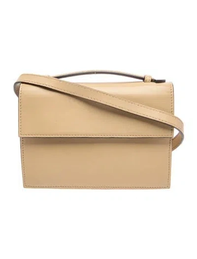Pre-owned Hunting Season Leather Top Handle Bag In Neutral