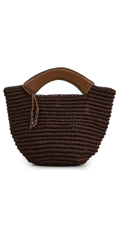 Hunting Season Small Shopper Tote Dark Brown