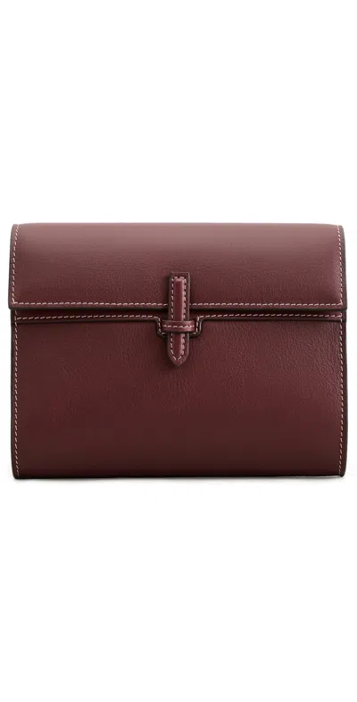 Hunting Season Small Soft Clutch Burgundy