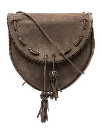 Pre-owned Hunting Season Suede Shoulder Bag In Brown