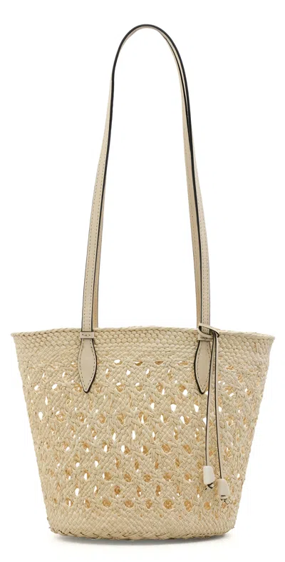 Hunting Season The Lattice Basket Tote Bag Natural/oyster In Neutral