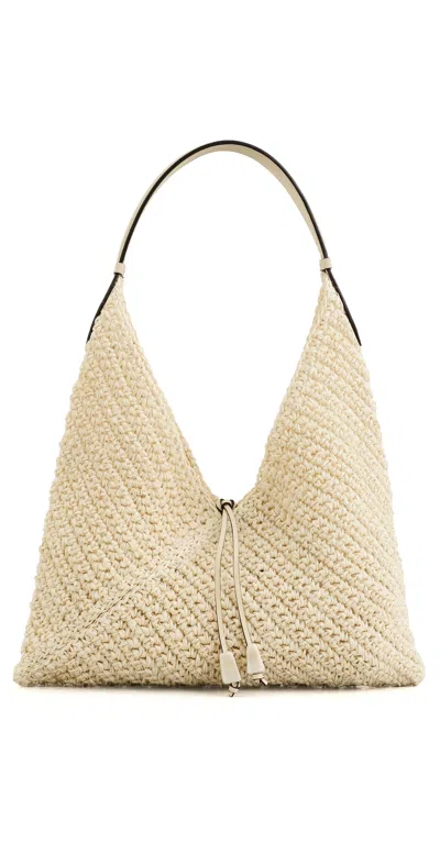 Hunting Season The Small Origami Tote Bag Natural/oyster In Yellow