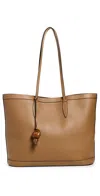 Hunting Season Tote In Nappa Camel In Camel