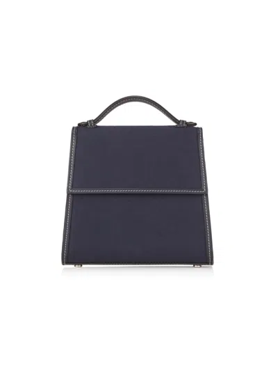 Hunting Season Small Nappa-leather Handbag In Navy