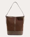 HUNTING SEASON WOMEN'S THE SUEDE & LEATHER HOBO
