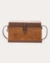 HUNTING SEASON WOMEN'S THE SUEDE SQUARE TRUNK BAG