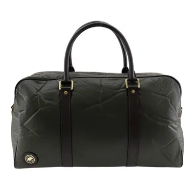 Pre-owned Hunting World Nylon Boston Bag () In Green