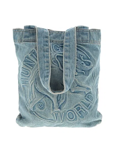 Pre-owned Hunting World Tote Bag In Blue