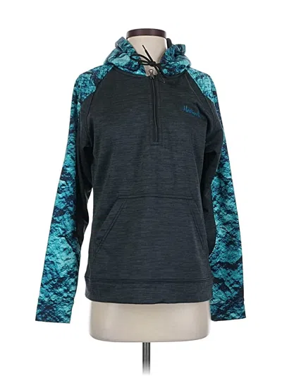 Pre-owned Huntworth Pullover Hoodie In Teal