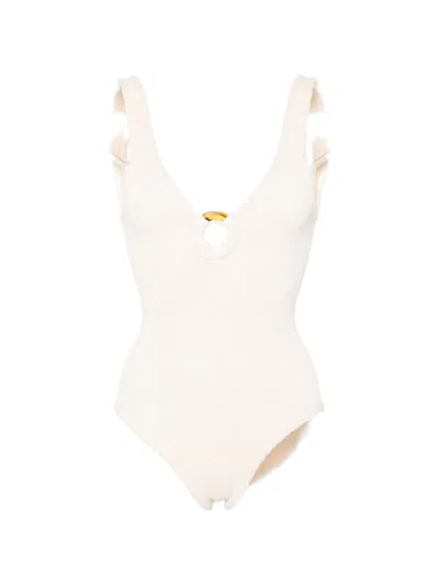 Hunza Celine Swimsuit In White