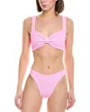 Hunza G Set Bikini In Pink In Pink