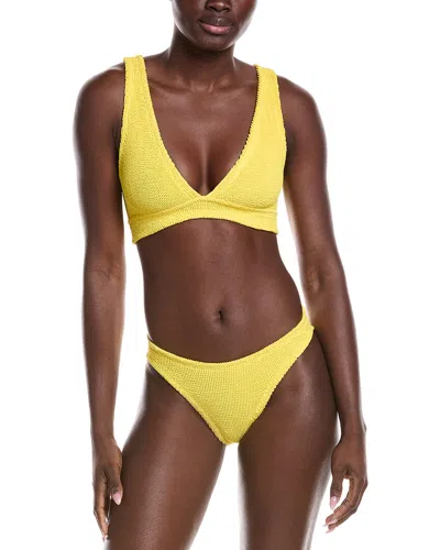 Hunza G 2pc Carla Bikini Set In Yellow
