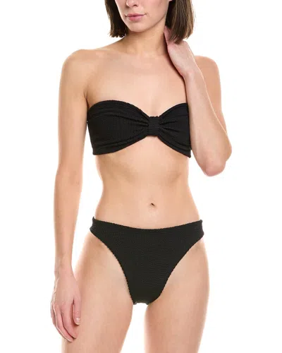 Hunza G 2pc Jean Bikini Set In Black