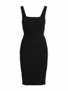 Hunza G Crinkled Terry Tank Mini Dress In Black