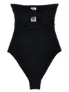 Hunza G Mare Nero High-waisted Swimwear With Twist Detail In Black