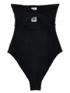 Hunza G Mare Nero High-waisted Swimwear With Twist Detail In Black