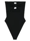 Hunza G Mare Nero High-waisted Swimwear With Twist Detail In Black