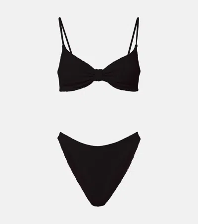 Hunza G Alicia Bikini In Black