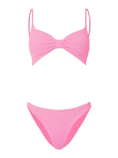 Hunza G Alicia Bikini Bubblegum In Pink