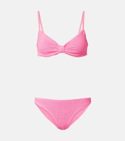 Hunza G Alicia Bikini Bubblegum In Pink