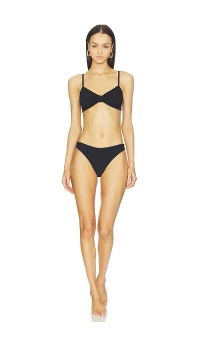 Hunza G Alicia Bikini Set In Black