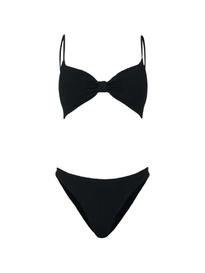 Hunza G Alicia Bikini Set In Black