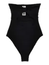 Hunza G Mare Nero High-waisted Swimwear With Twist Detail In Black