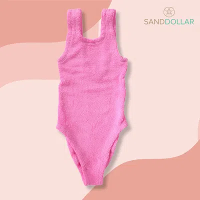 Hunza G Baby Classic One Piece Swimsuit In Bubblegum Pink | One Size Fits All Swimwear For Girl's: 2